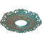 Ekena Millwork Orrington Ceiling Medallion (Canopies up to 6 1/4"), 22"OD x 6 1/4"ID x 1 3/4"P, Copper Green Patina CM22ORCGS - alternate 4